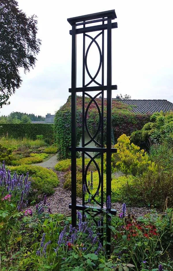 classic-garden-elements-boston-rankhilfe-metall-264-cm-schwarz image 1