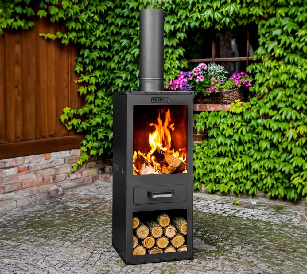 cookking-rosa-gartenofen-stahl-schwarz-40x40x150-cm image 2