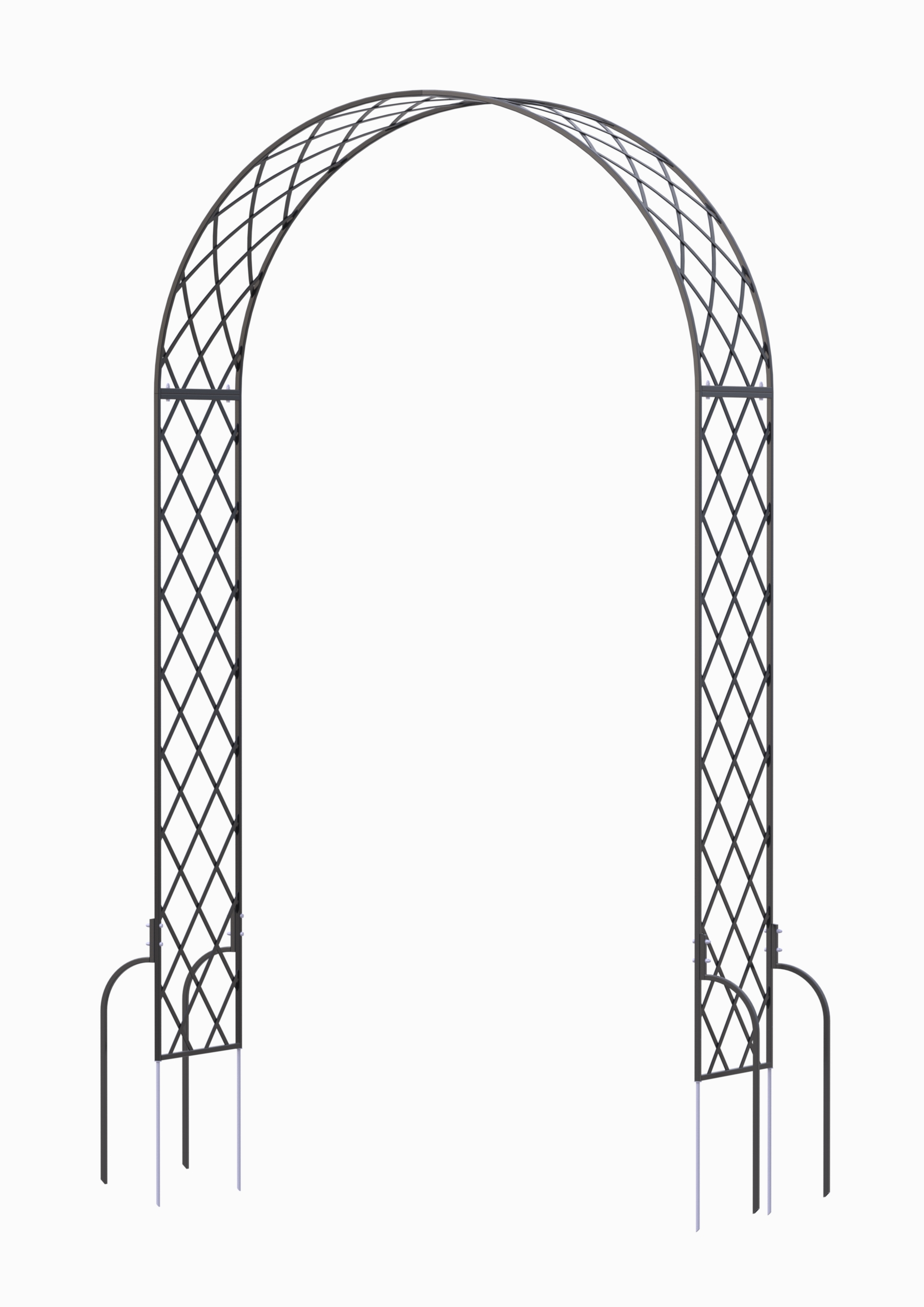 classic-garden-elements-bagatelle-rosenbogen-metall-rund-50-cm-tief image 2
