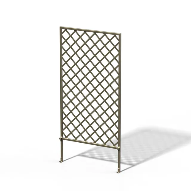 classic-garden-elements-abydos-rankgitter-metall-schwarz-119cm-rauten image 1