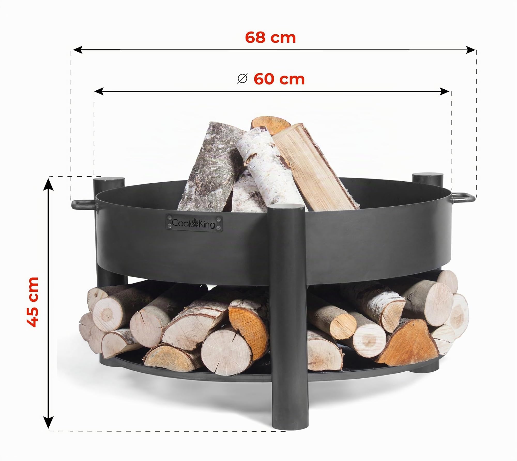 cookking-montana-feuerschale-60-cm-mit-holzlager-schwarz image 6