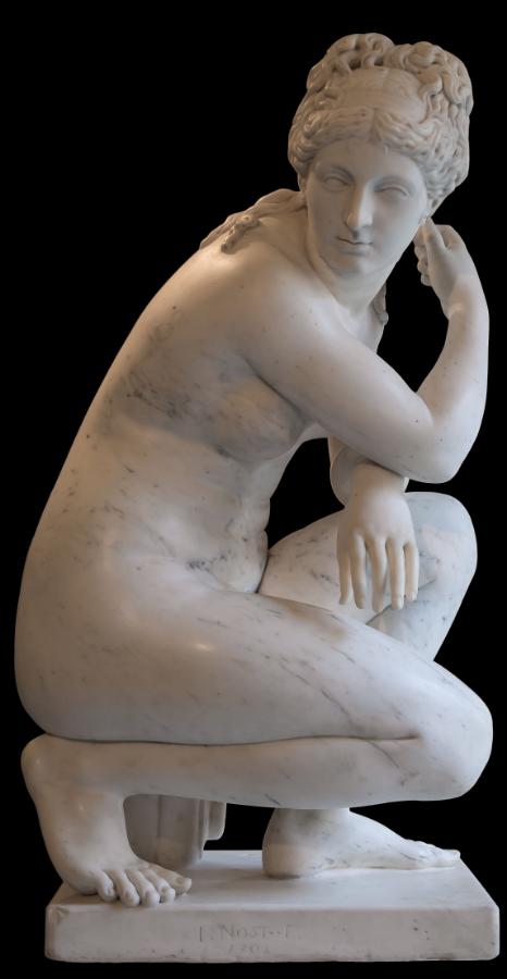 classic-garden-elements-kauernde-aphrodite-statue-lebensgro-antik image 2
