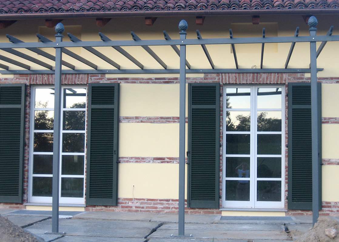 classic-garden-elements-piemont-pergola-stahl-schwarz-600-cm image 3