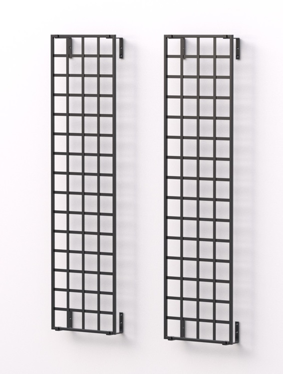 classic-garden-elements-bauhaus-rankgitter-doppelpack-150-cm-schwarz image 1