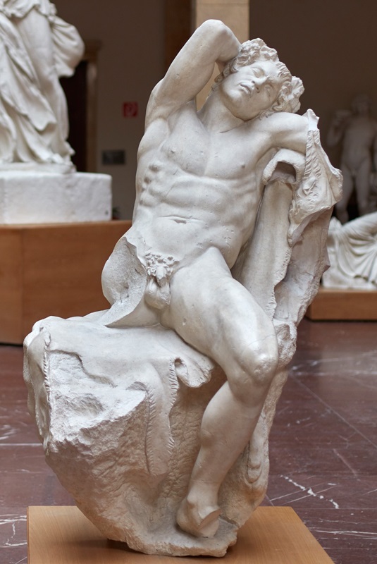 classic-garden-elements-barberinischer-faun-antike-statue-lebensgro-satyr image 1
