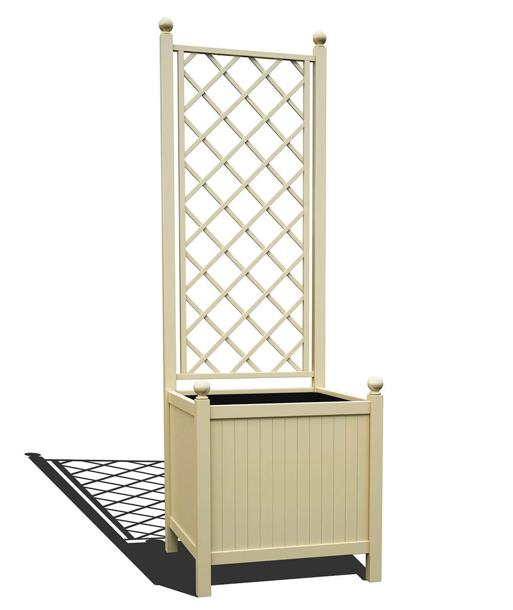 classic-garden-elements-chiomis-pflanzk-bel-mit-spalier-schwarz-60x60 image 2
