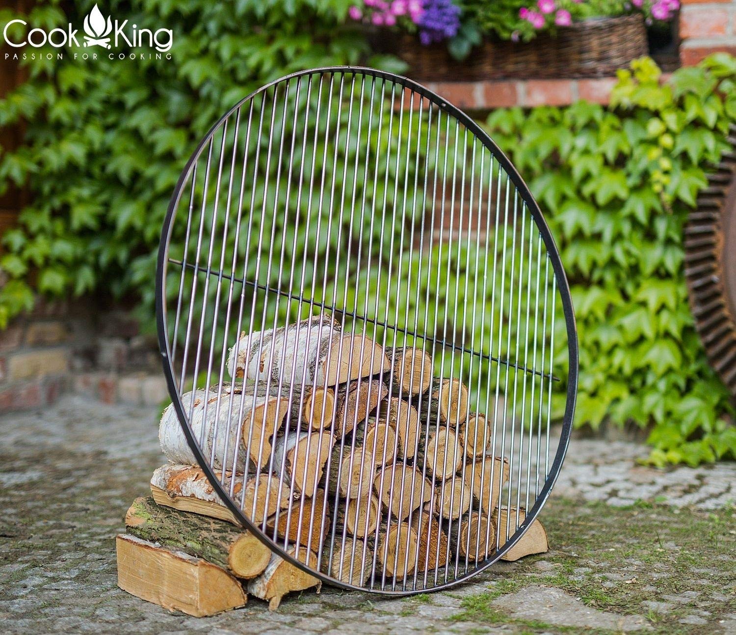 cookking-schwenkgrill-mit-kurbel-200-cm-grillrost-70-cm-rohstahl-grill image 4