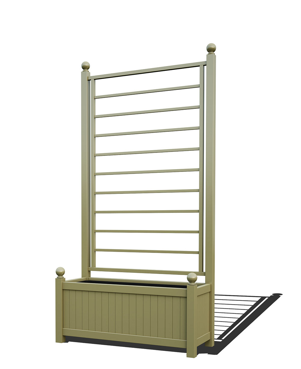 classic-garden-elements-apelaeus-pflanzk-bel-mit-spalier-schwarz image 6