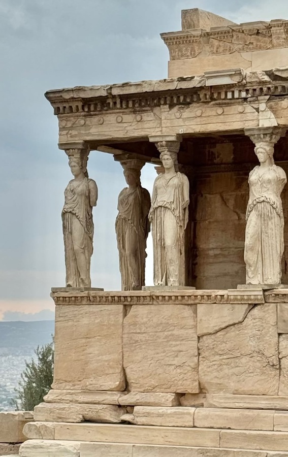 classic-garden-elements-karyatide-erechtheion-statue-bronze-235cm image 2