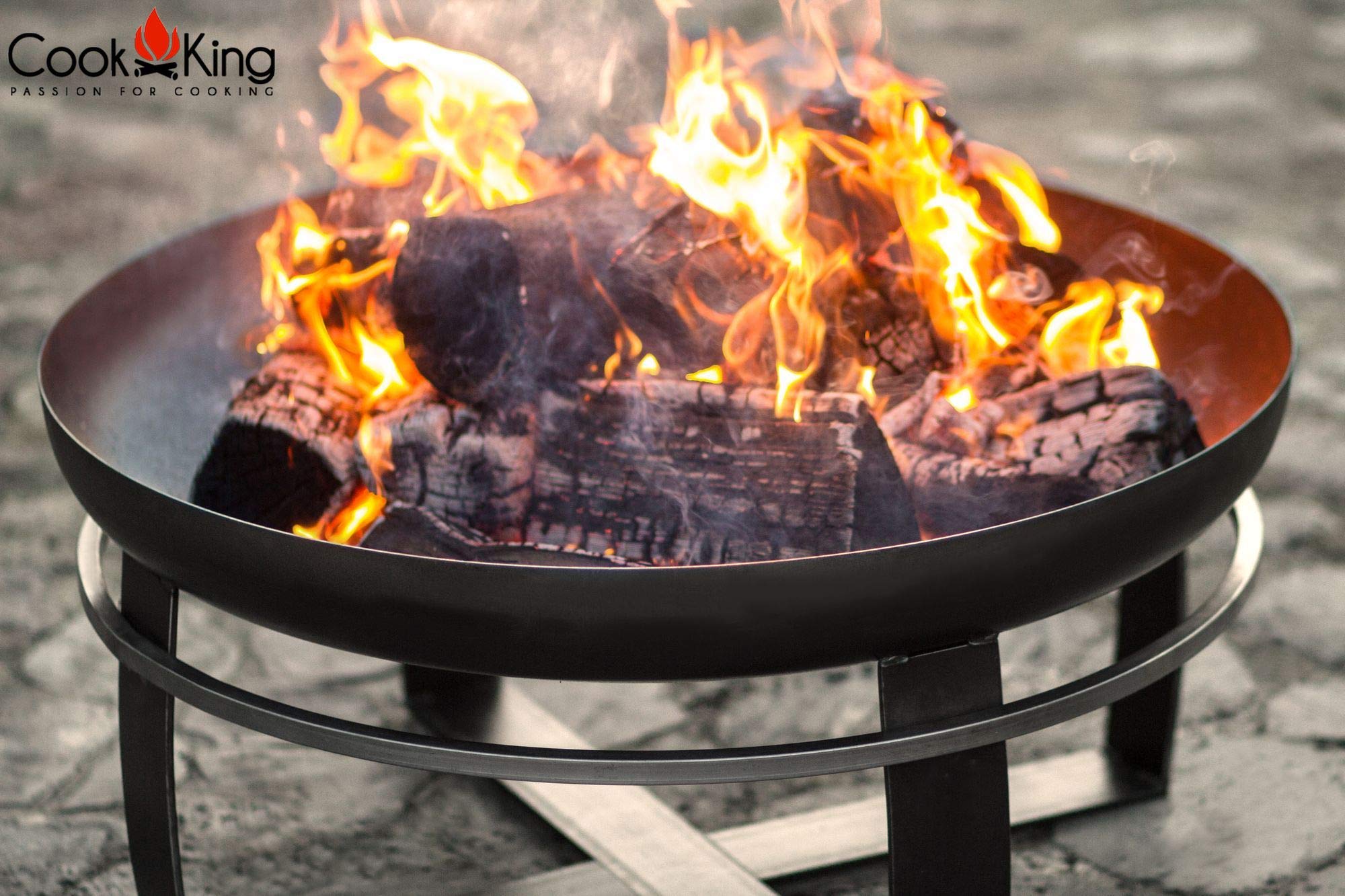 cookking-viking-feuerschale-80-cm-stahl-schwarz-mit-tragering image 2