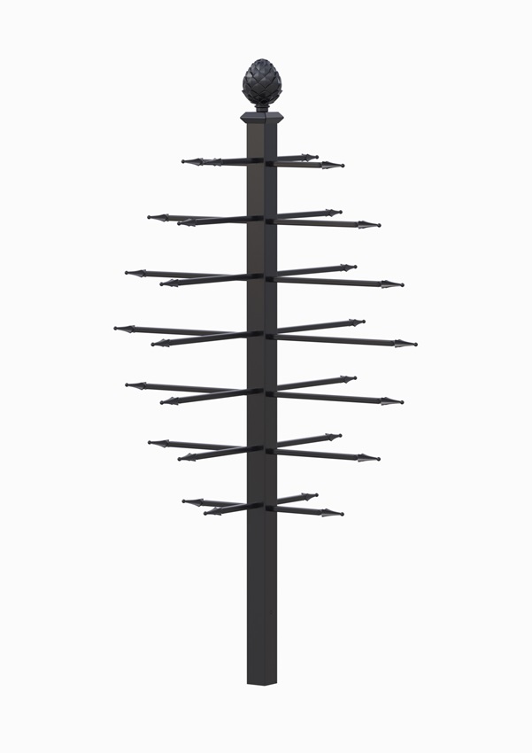 classic-garden-elements-geneva-rankobelisk-metall-220-cm image 2