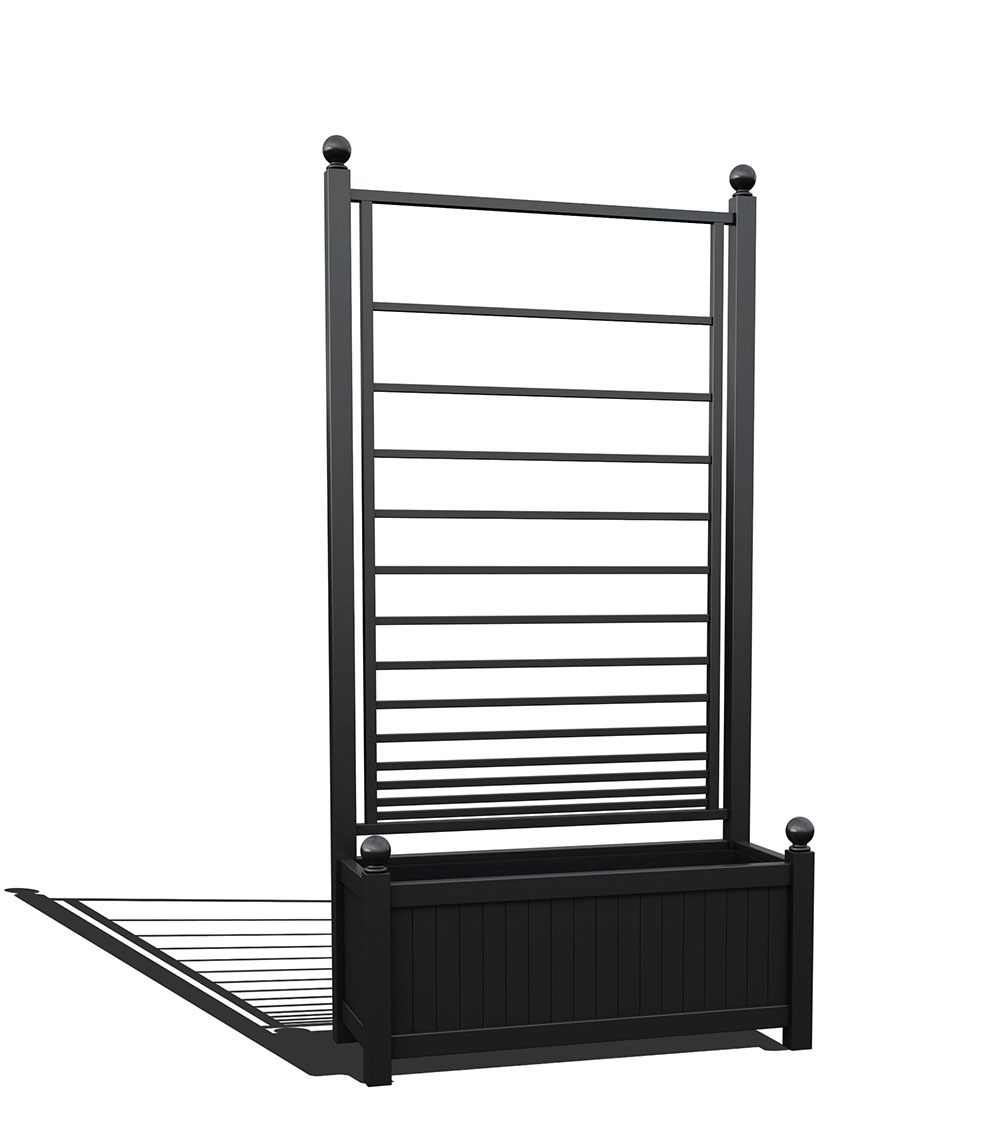 classic-garden-elements-anochus-pflanzkasten-rankgitter-187-cm-schwarz image 6