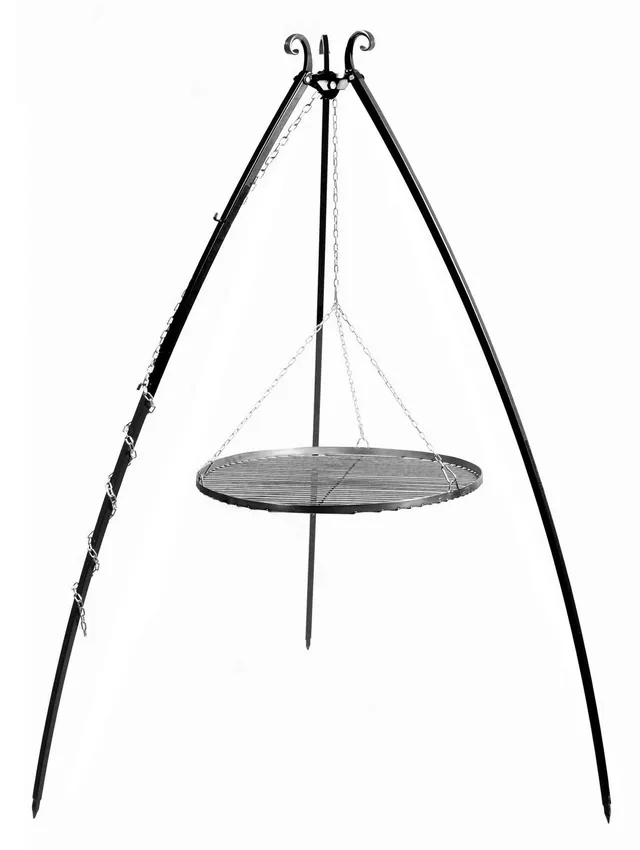 cookking-schwenkgrill-200-cm-grillrost-50-cm-rohstahl-dreibein image 1