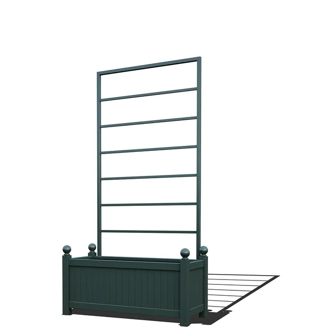 classic-garden-elements-amisos-pflanzk-bel-mit-rankgitter-80-cm image 1