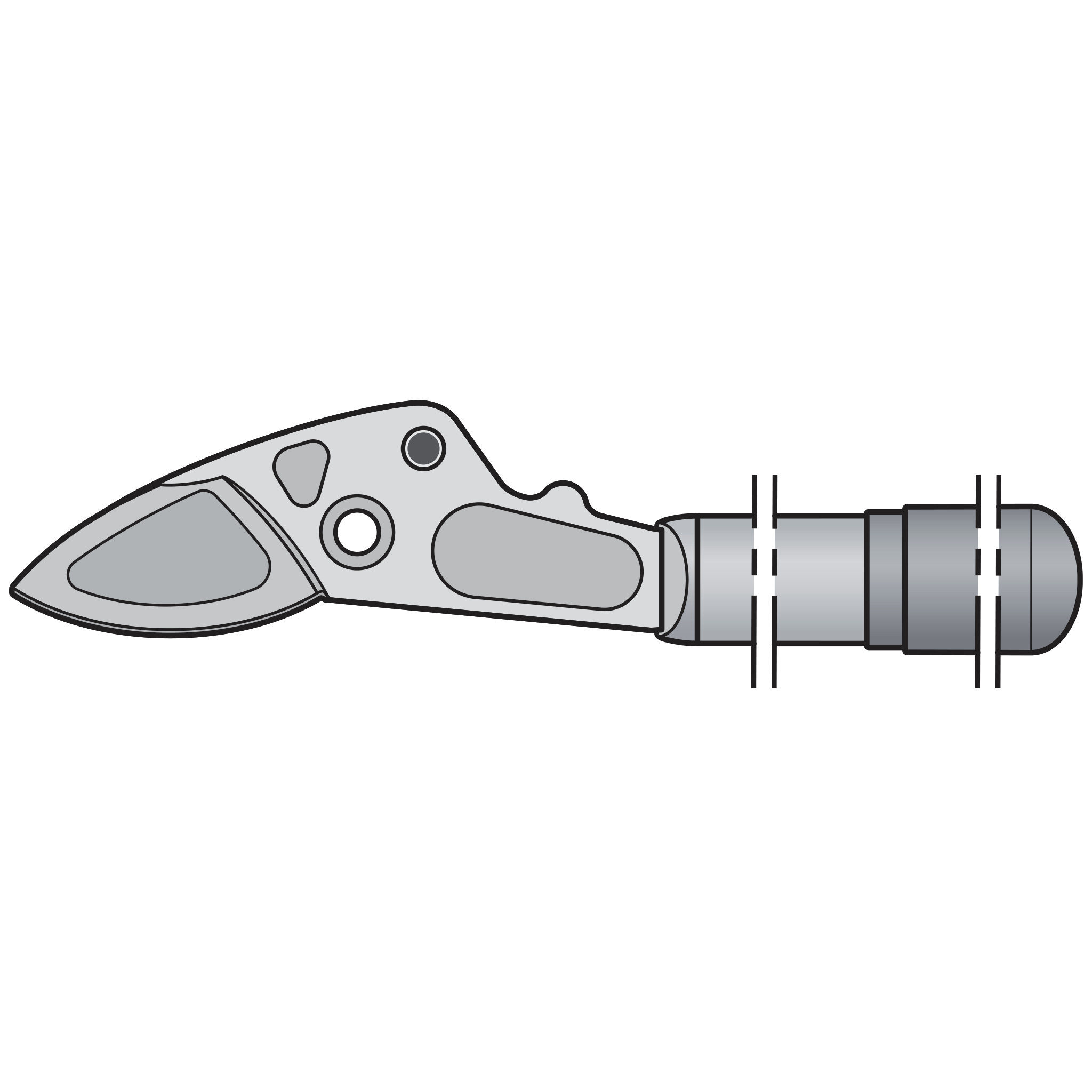 felco-231-231-1-griff-mit-klinge-ersatzteil image 1