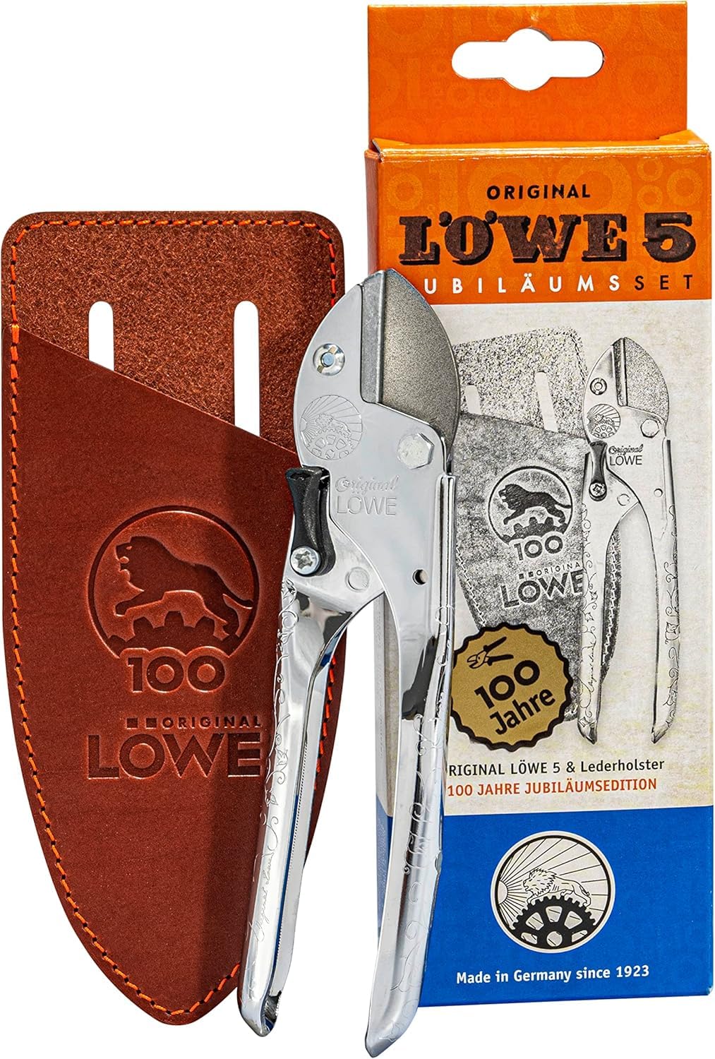 original-l-we-5-jubil-umsedition-gartenschere-5-100-mit-holster image 1