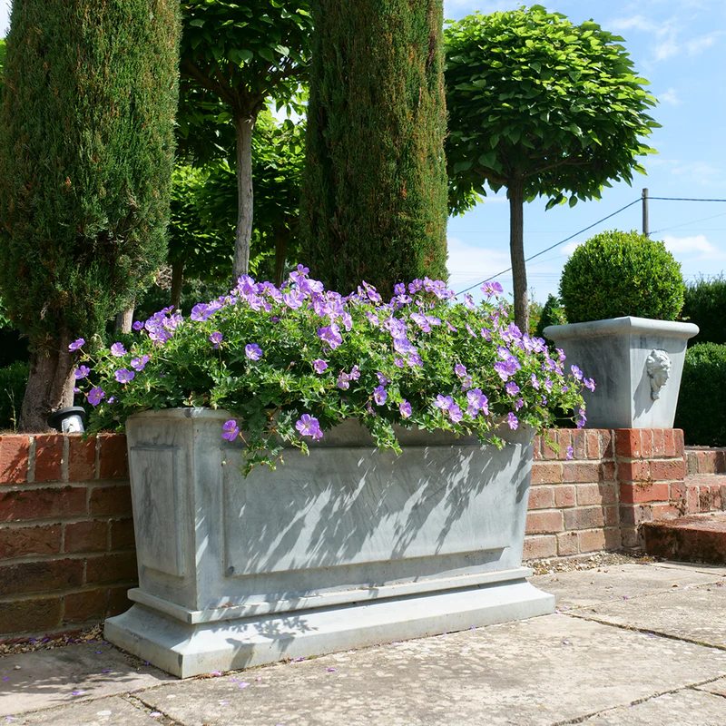 classic-garden-elements-empire-pflanzk-bel-zink-grau-antik-patina image 2