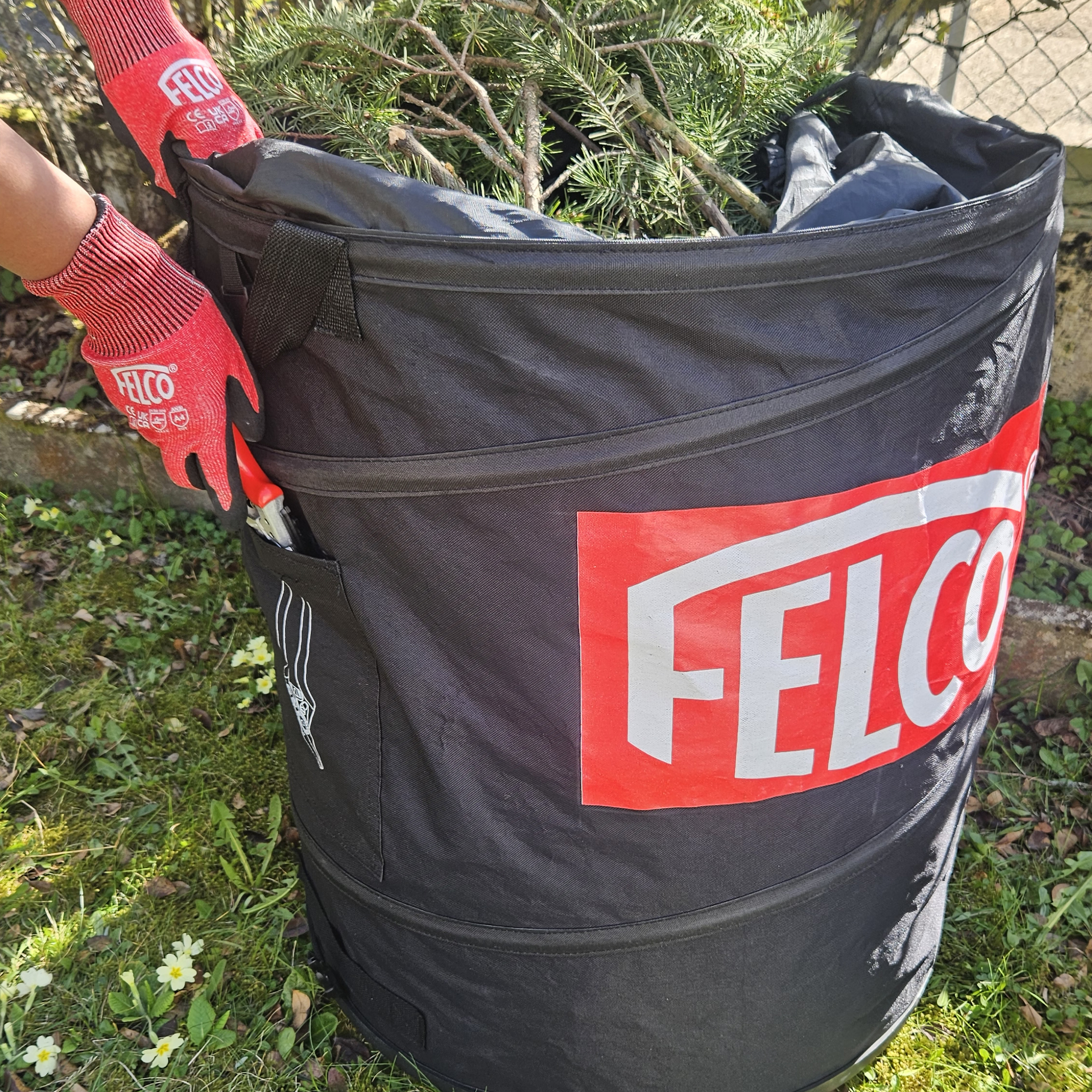 felco-481-laubsack-150-liter-oxford-gewebe-mit-tragegriffen image 5
