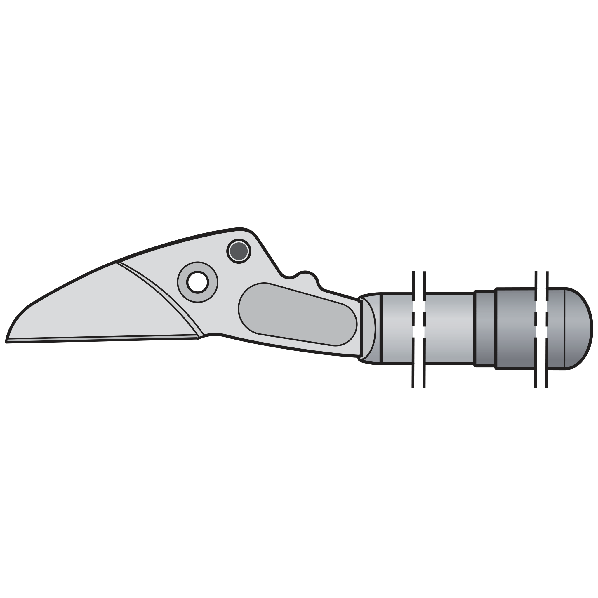 felco-230-griff-mit-klinge-230-1-ersatzgriff-schere image 1