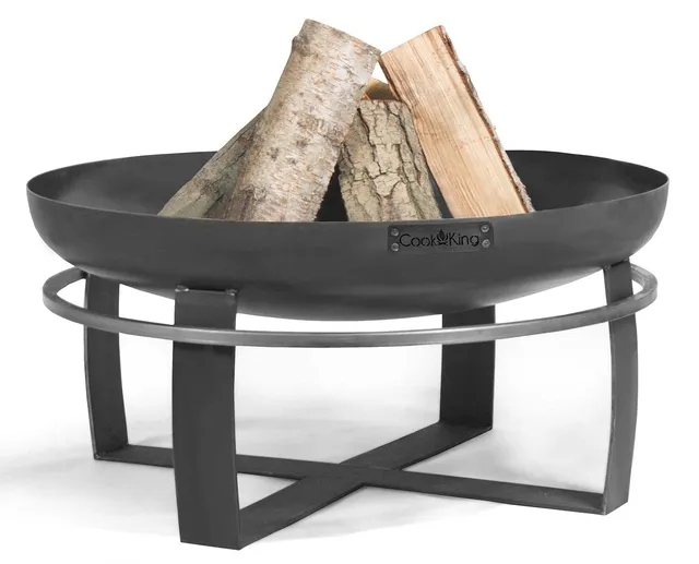 cookking-viking-feuerschale-80-cm-stahl-schwarz-mit-tragering image 1