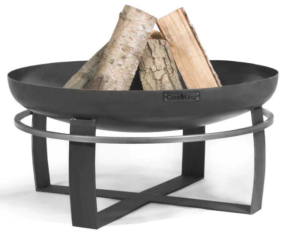 cookking-wikinger-feuerschale-80cm-stahl-mit-sch-rhaken image 1