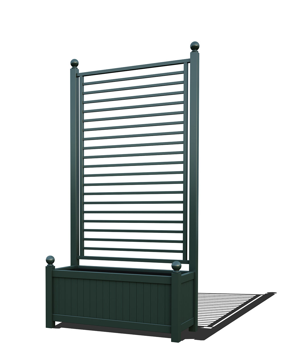 classic-garden-elements-agnon-pflanzk-bel-mit-rankgitter-schwarz image 1
