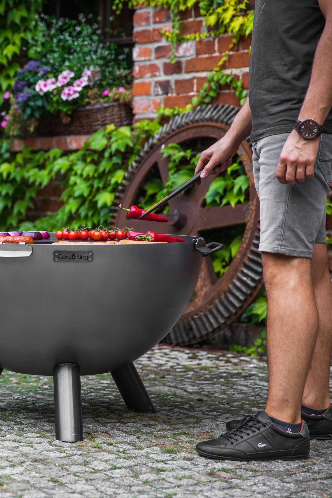 cookking-kongo-feuerschale-85-cm-stahl-mit-drei-beinen image 7