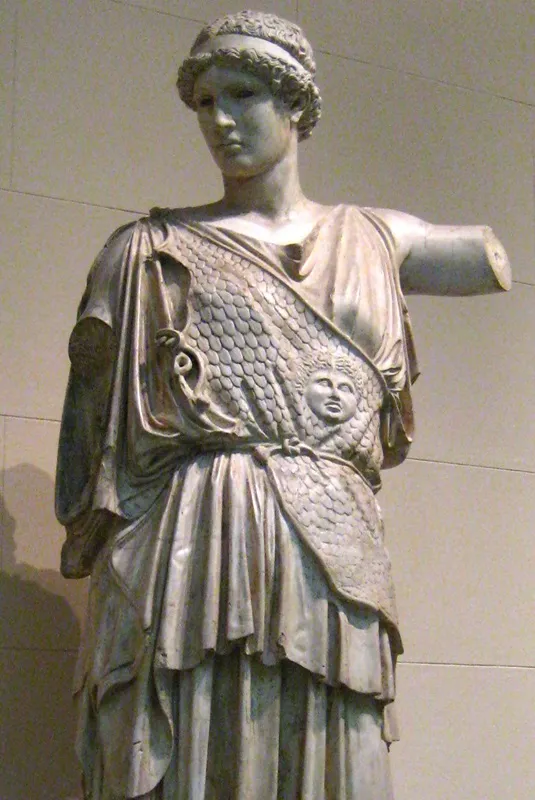 classic-garden-elements-lemnische-athene-statue-bronzeguss image 1