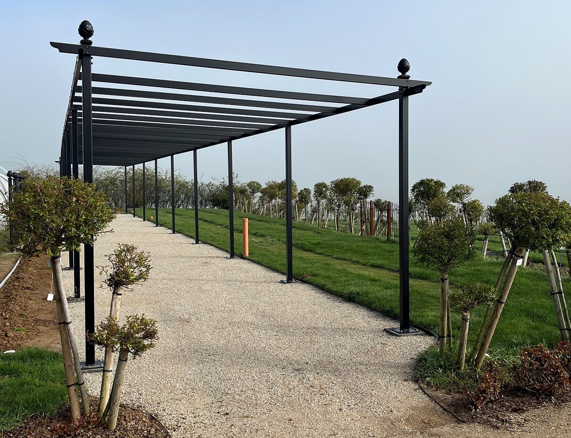 classic-garden-elements-piemont-pergola-stahl-schwarz-600-cm image 8