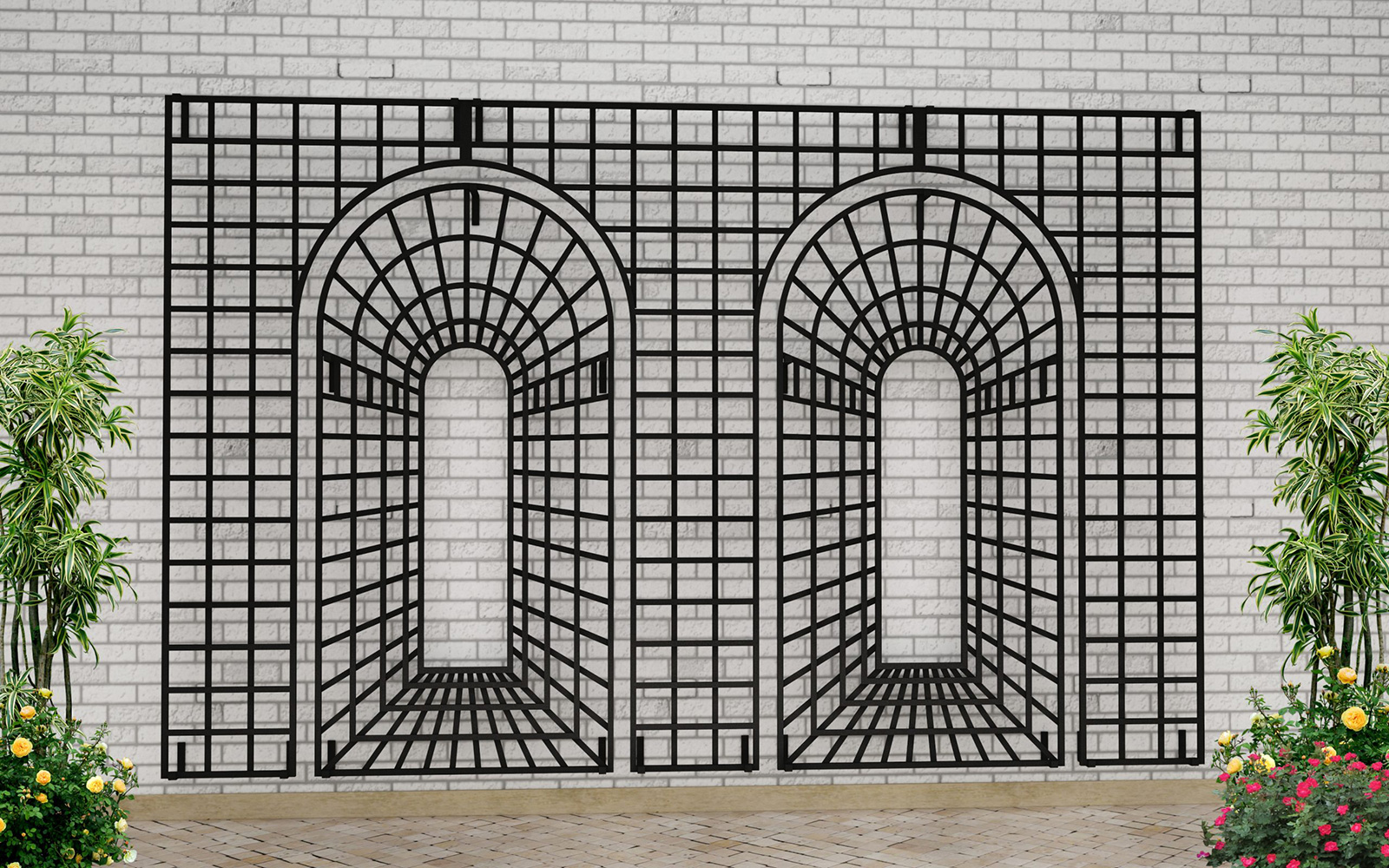 classic-garden-elements-spalier-houghton-hall-double-schwarz image 2