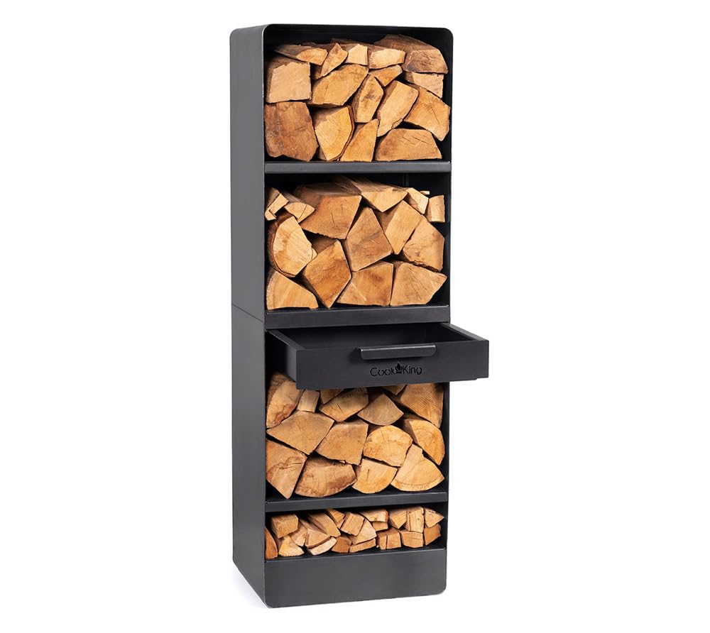cookking-vento-kaminholzregal-40x30x120-cm-schwarz-stahl image 2