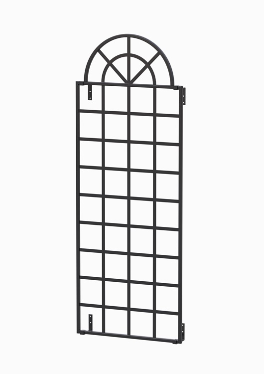 classic-garden-elements-orangerie-spalier-wandgitter-schwarz-metall image 2