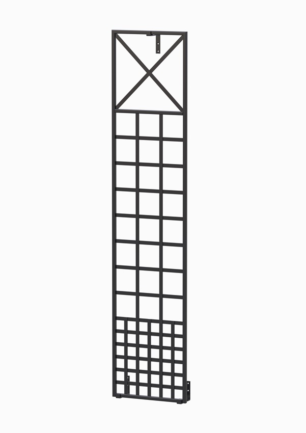 classic-garden-elements-croome-wandrankgitter-metall-44x200-schwarz image 2