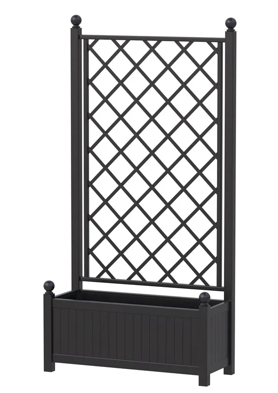 classic-garden-elements-agis-versailler-pflanzk-bel-mit-rankgitter-schwarz image 1
