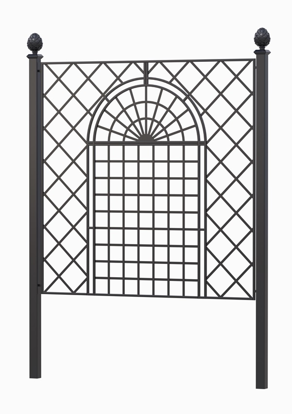 classic-garden-elements-orangerie-zaun-set-schmiedeeisen-204-cm image 2