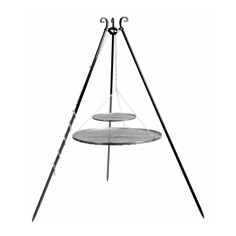 cookking-schwenkgrill-180cm-rohstahl-doppelgrillrost-70-40cm image 1