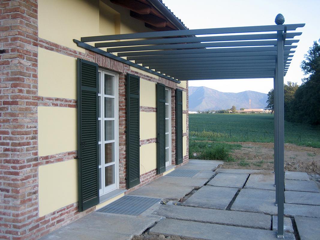 classic-garden-elements-piemont-pergola-stahl-schwarz-600-cm image 5