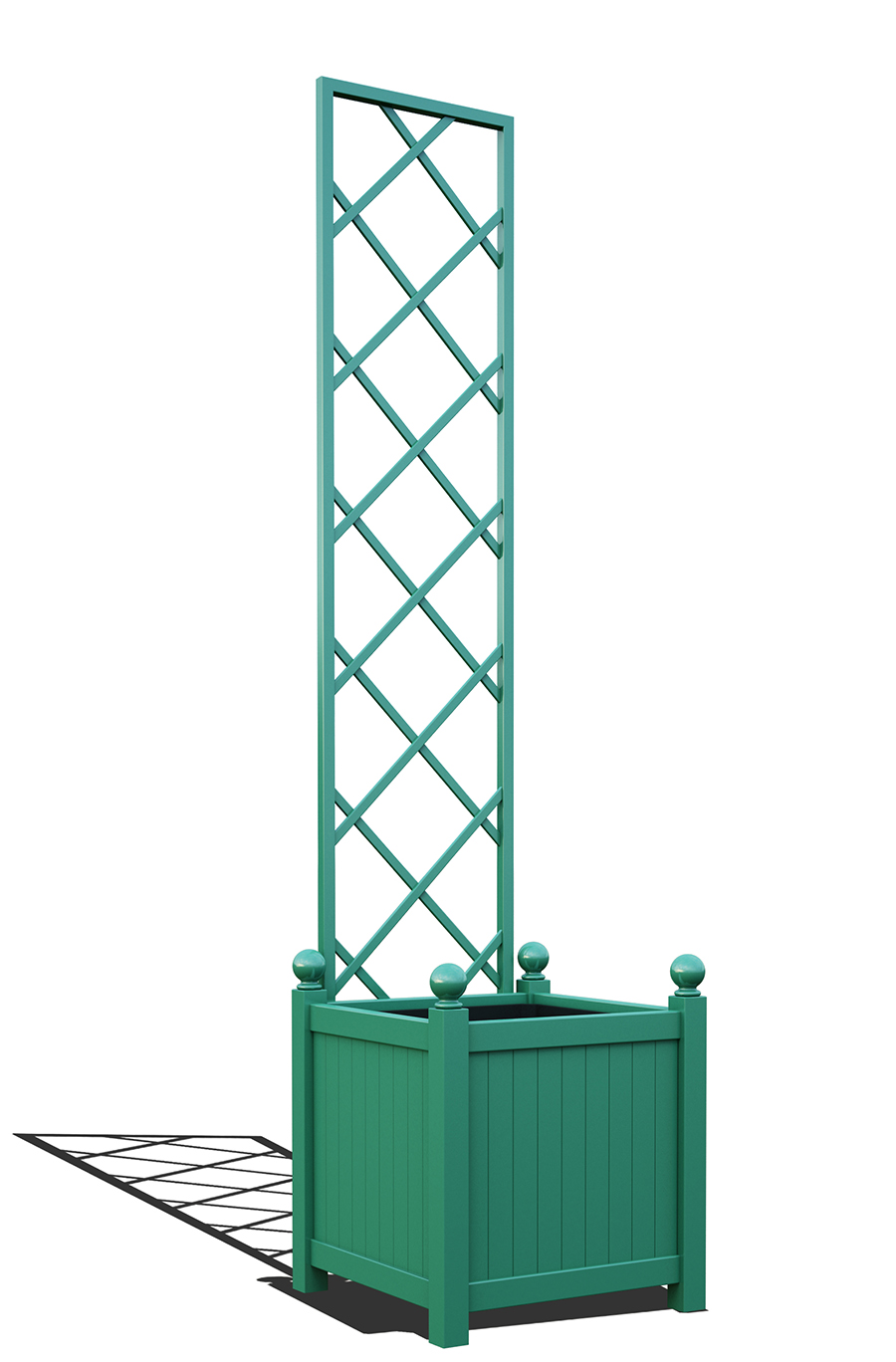 classic-garden-elements-pagasae-pflanzk-bel-mit-spalier-schwarz image 6