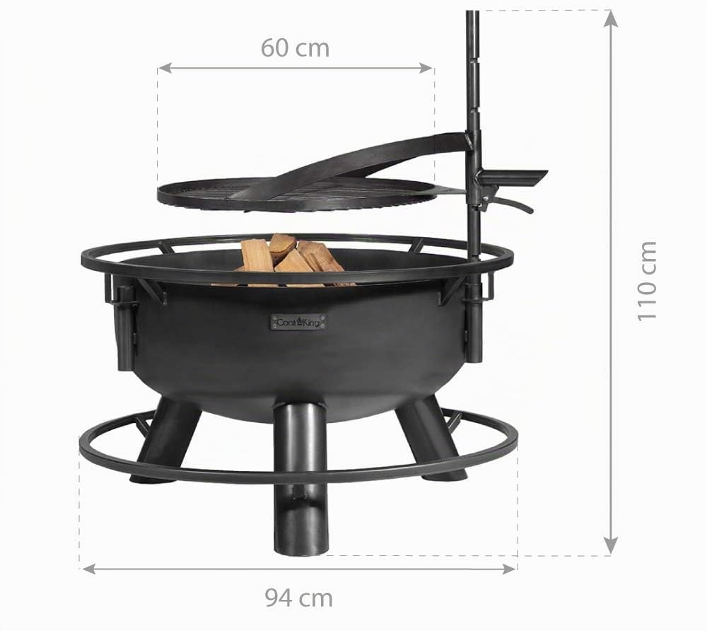 cookking-bandito-80-feuerschale-stahl-mit-grillrost image 8