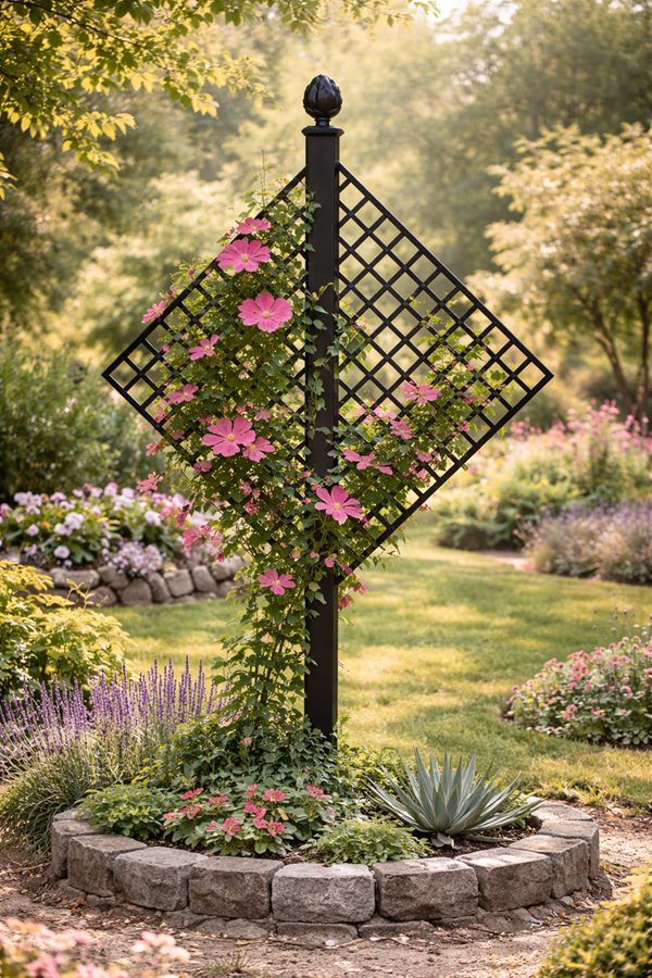classic-garden-elements-georgia-rosenobelisk-metall-230-cm image 1