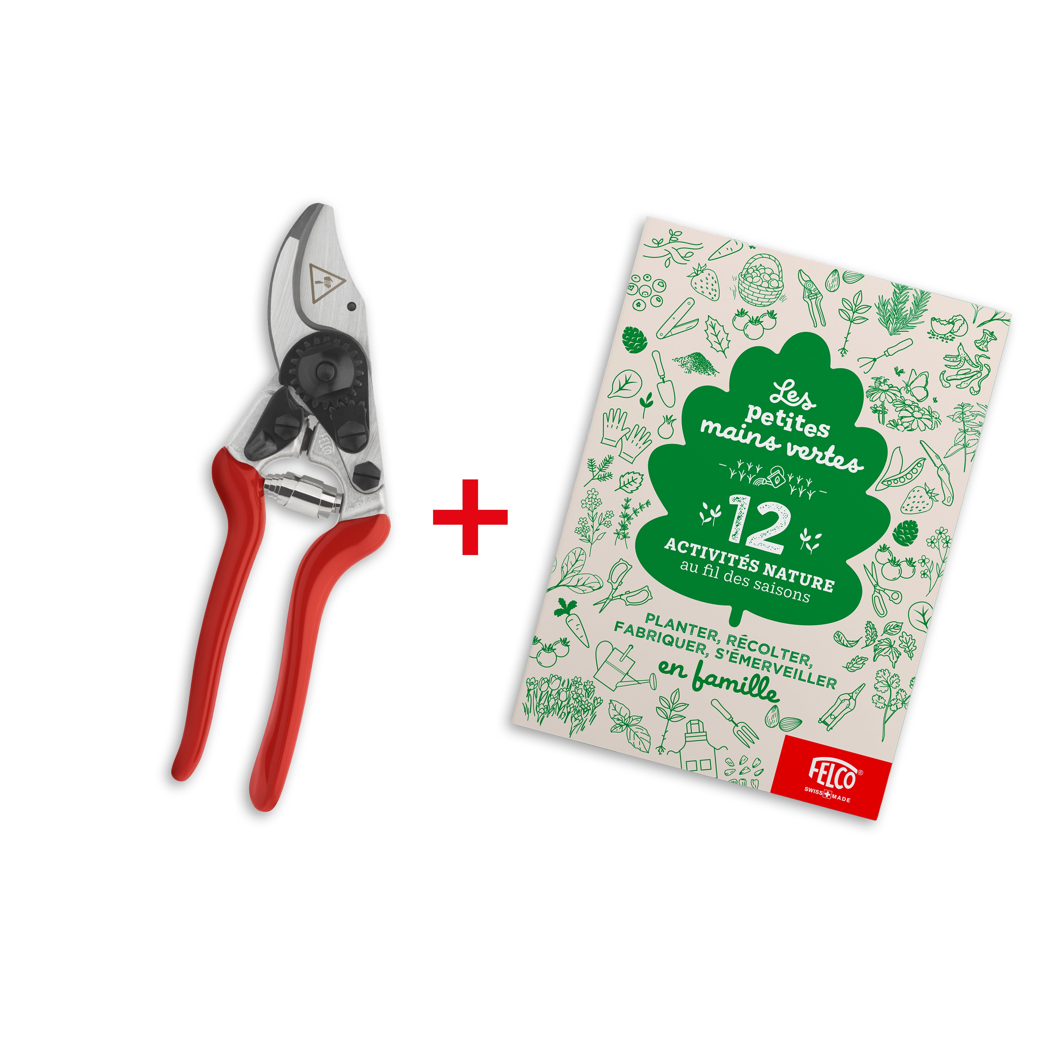 felco-kids-set-f14-gartenschere-buch-kleine-gr-ne-daumen image 1