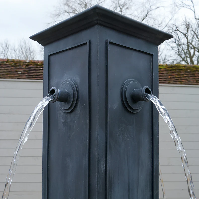 classic-garden-elements-sienna-marktbrunnen-zink-rund-pumpe image 2
