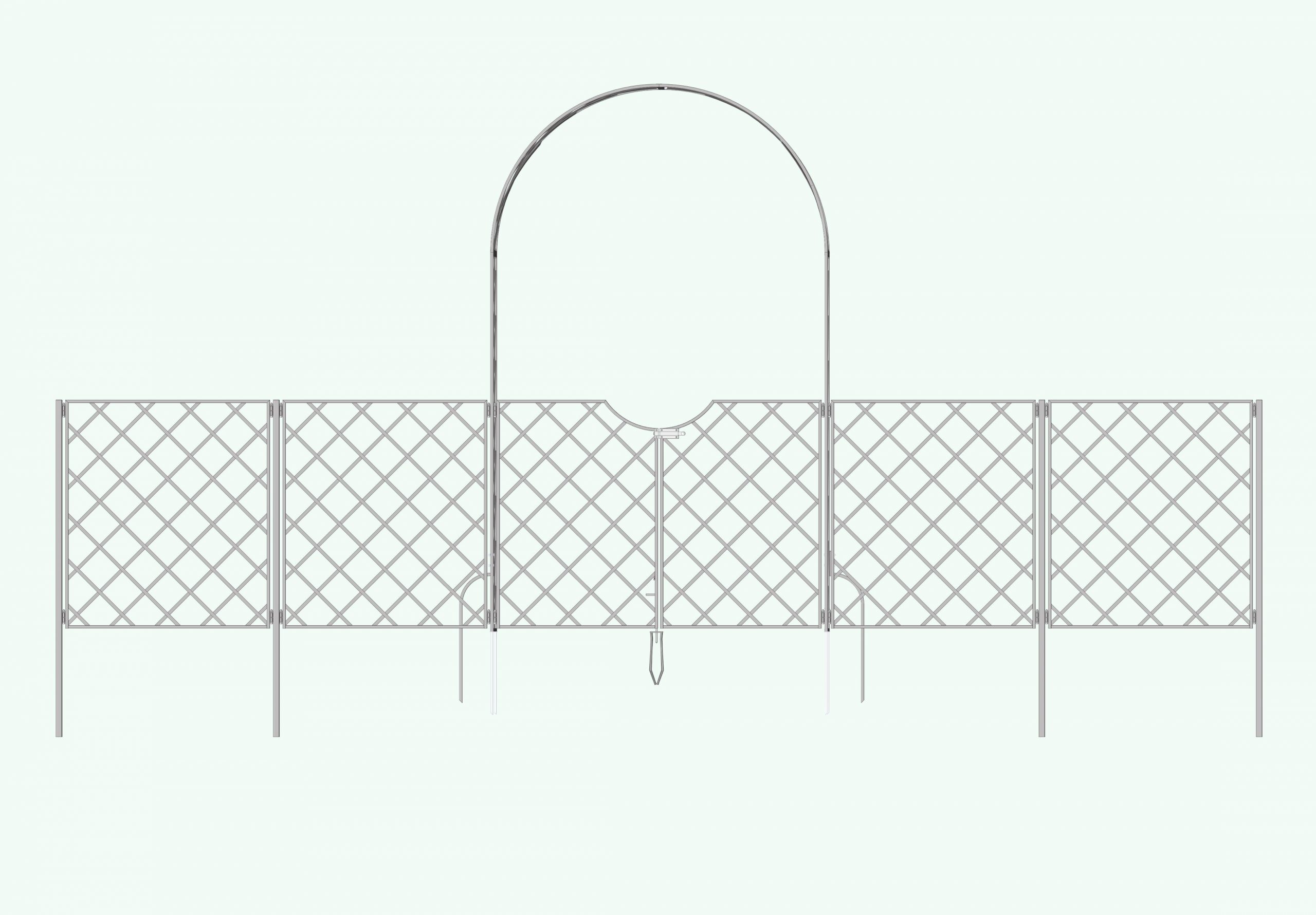 classic-garden-elements-bagatelle-trenngitter-metall image 6