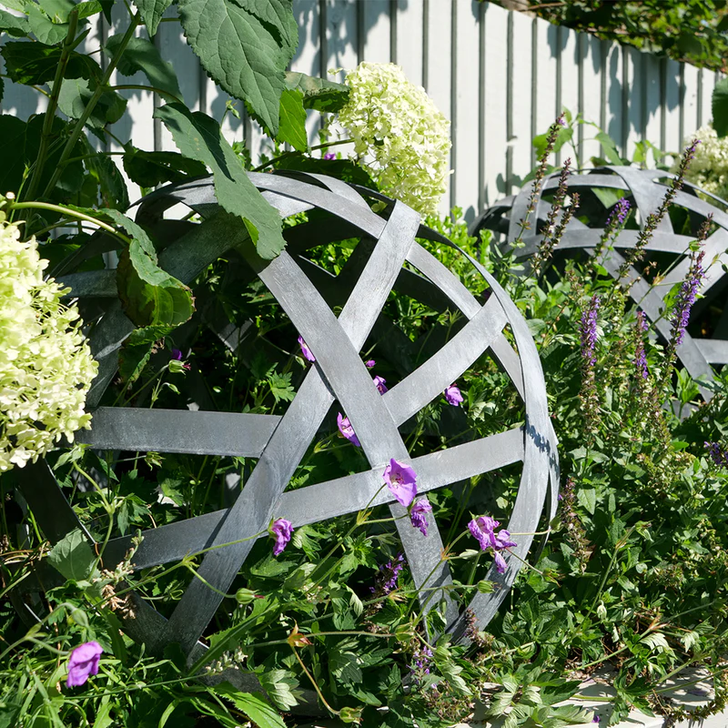classic-garden-elements-geflochtene-kugel-zink-deko-40-100-cm image 8