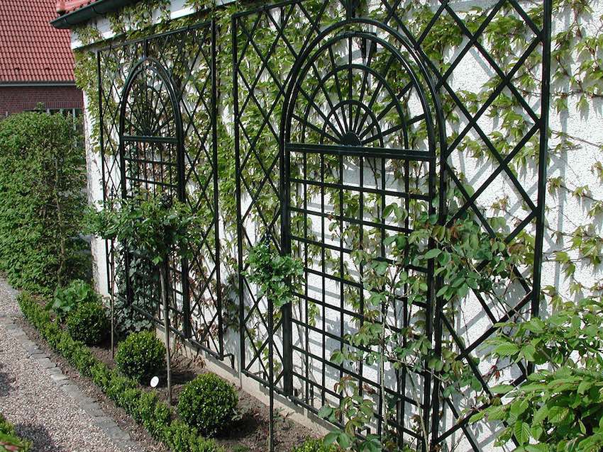 classic-garden-elements-treillage-rankgitter-wei-metall-set image 4