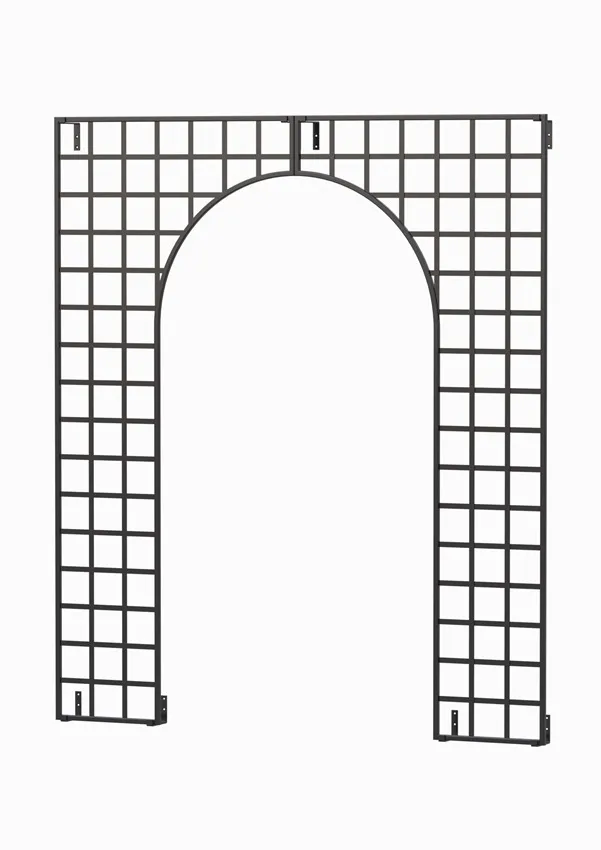 classic-garden-elements-eastnor-castle-gitterspalier-wand-schwarz image 1