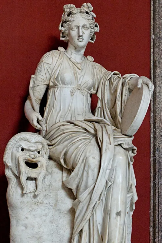 classic-garden-elements-muse-thalia-statue-bronze-lebensgro image 1