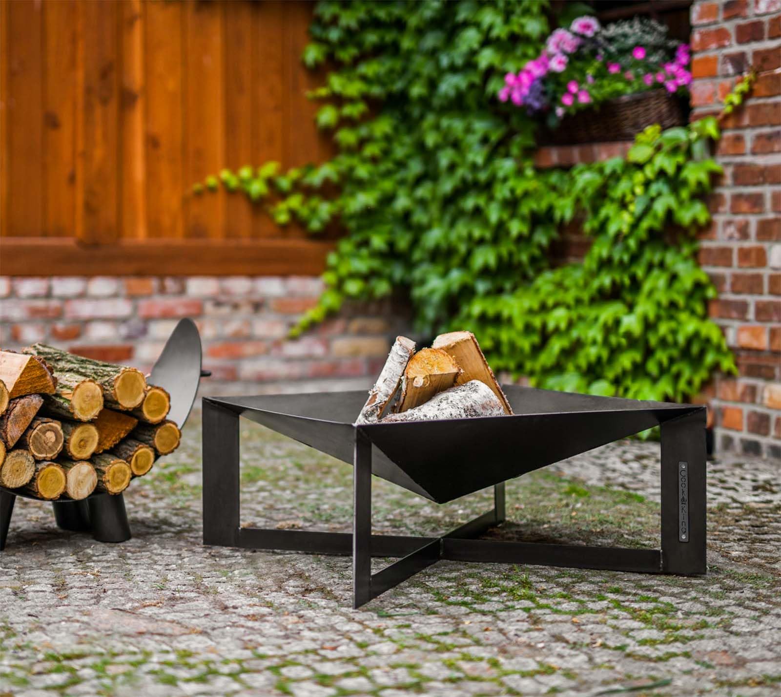 cookking-cuba-feuerschale-70x70cm-stahl-eckig-grill image 3