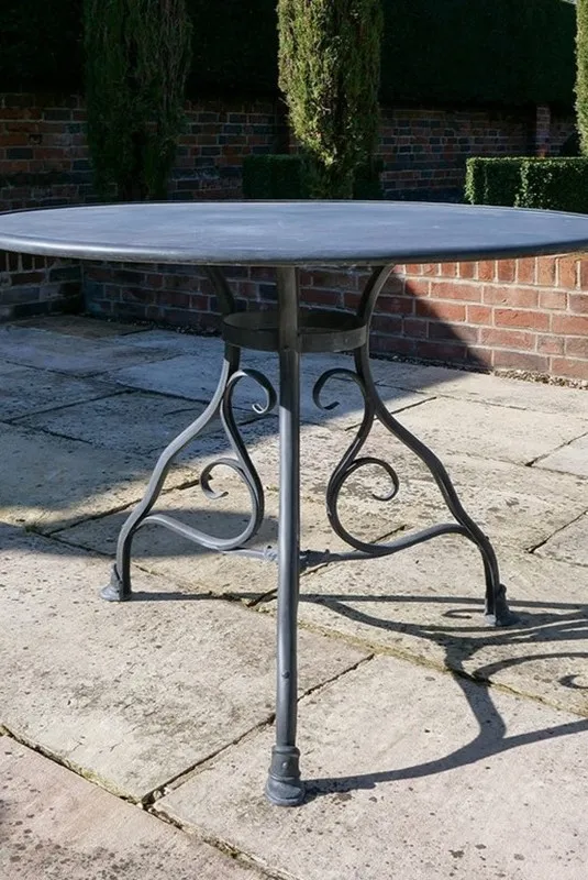 classic-garden-elements-apg-dining-table-gartentisch-60-cm-zink image 1