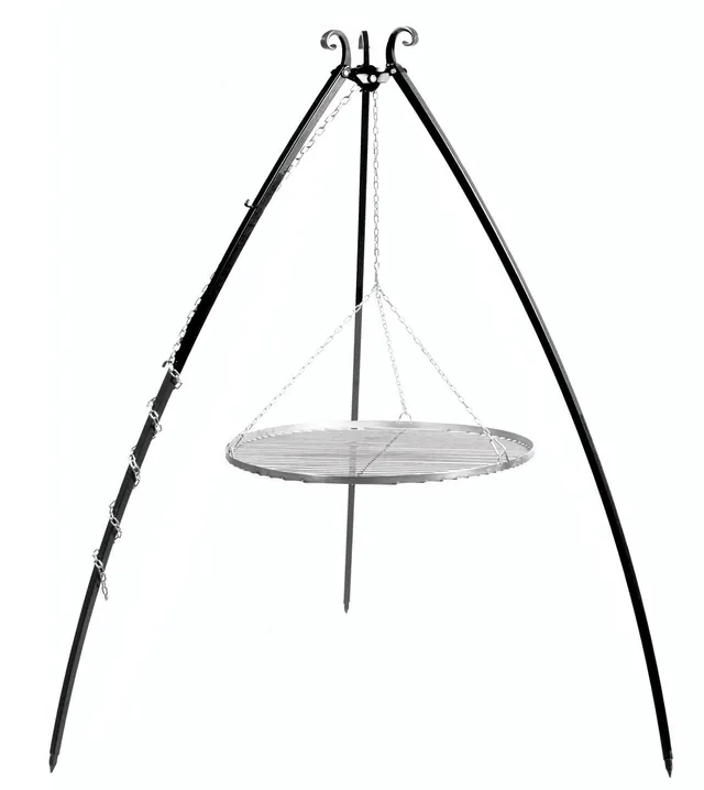 cookking-schwenkgrill-200-cm-grillrost-50-cm-edelstahl-dreibein image 1